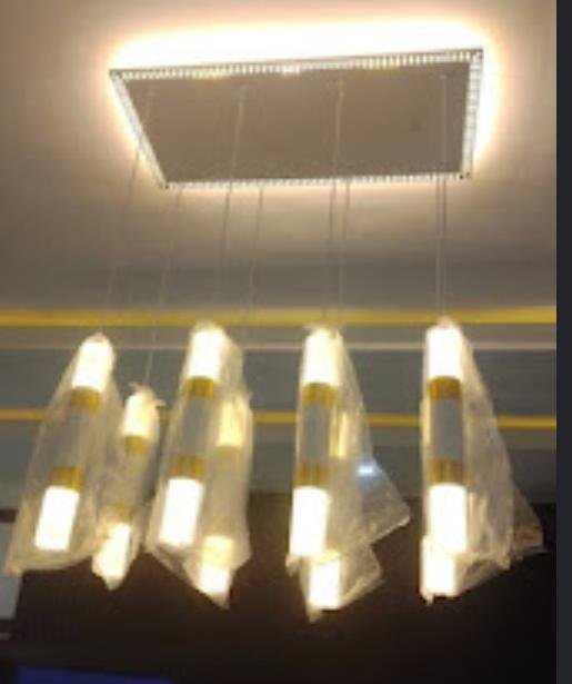 Pendant light cluster installed by DIGO Electrical Service