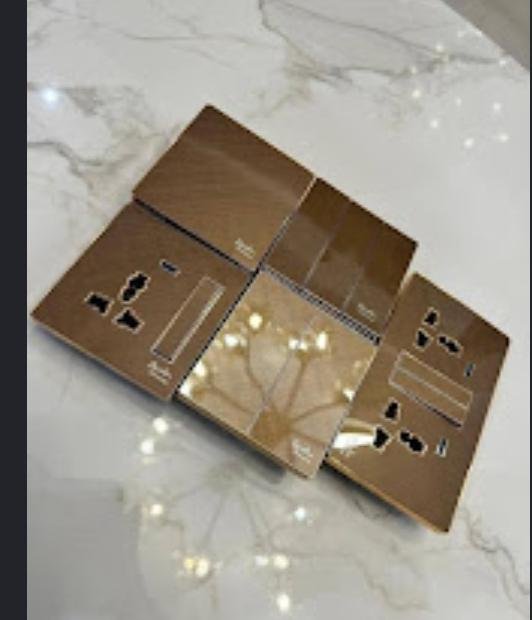 Modern socket and switch panel